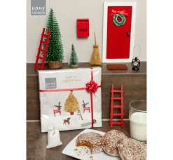 HOME FASHION Weihnachten|Serviettentechnik>Serviette "Winter Buddies"