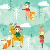 Stewo Winter|Serviettentechnik>Serviette "Winter Geschichte"