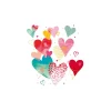 Ambiente Alltäglich|Frühling>Serviette "With Love"