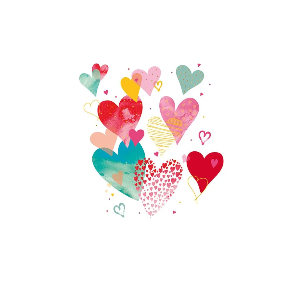 Ambiente Alltäglich|Frühling>Serviette "With Love"