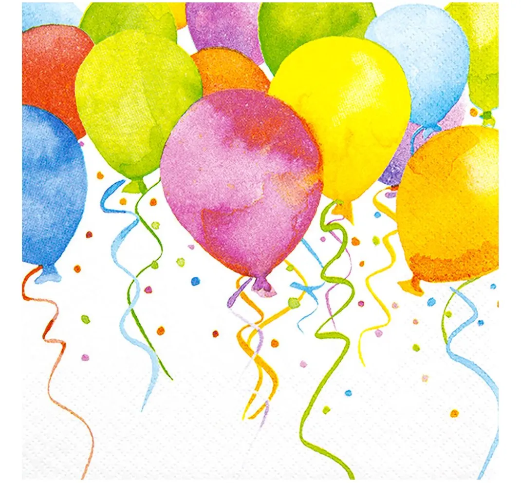 HOME FASHION Sommer|Anlässe>Serviette"Ballon Party"