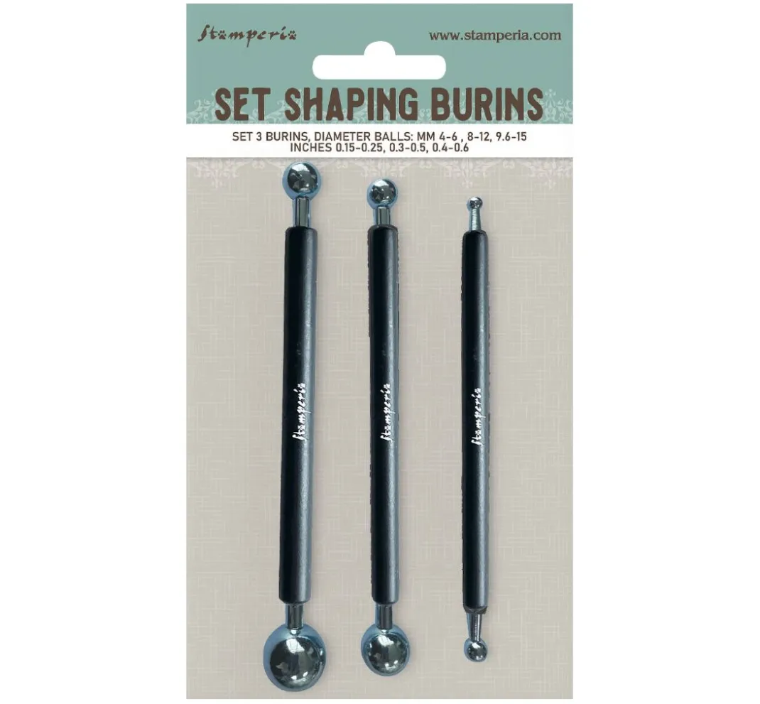 Stamperia Weiteres|Kartengestaltung>Shaping Burins Set