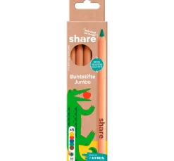 Kinder share Stifte & Marker|Stifte>Buntstift Jumbo, 5er-Set