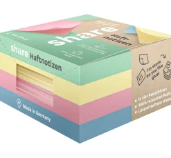 share Spezialpapier & -Karton|Farb- & Motivblöcke>Haftnotizblock, 4 x 100 Blatt