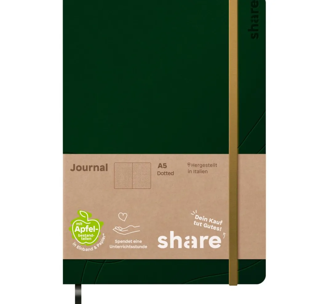 share Kalender & Bullet Journal|Mappen & Alben>Notizbuch A5, punktkariert