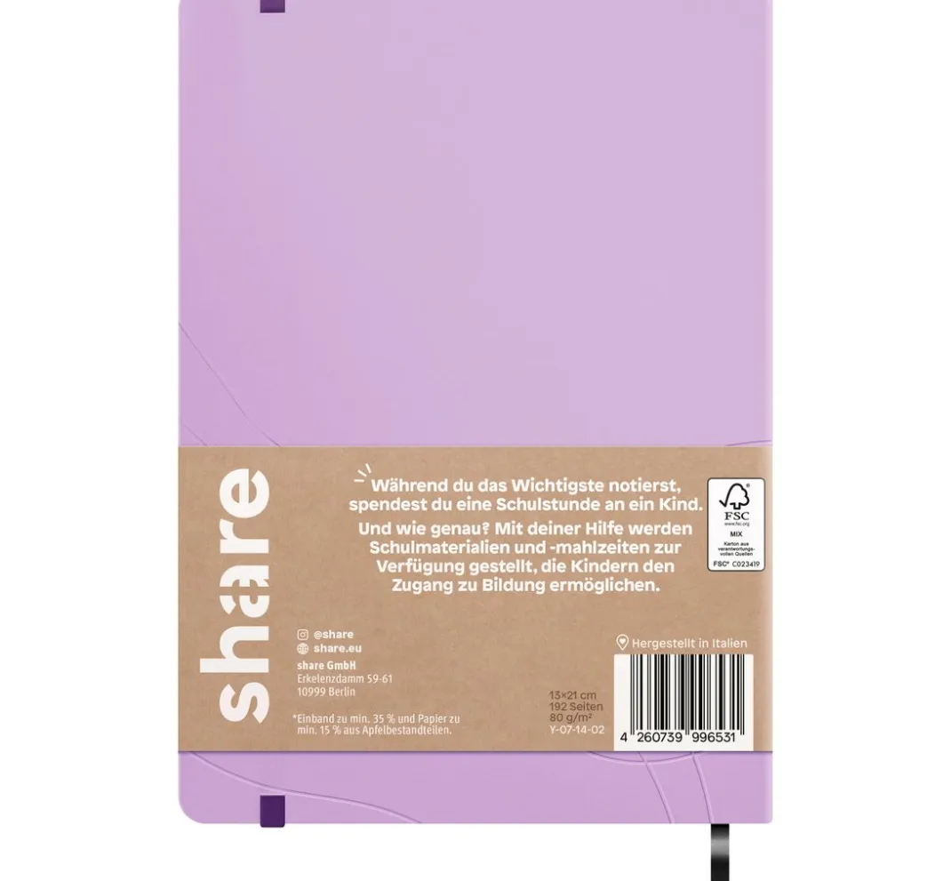 share Kalender & Bullet Journal|Mappen & Alben>Notizbuch A5, punktkariert