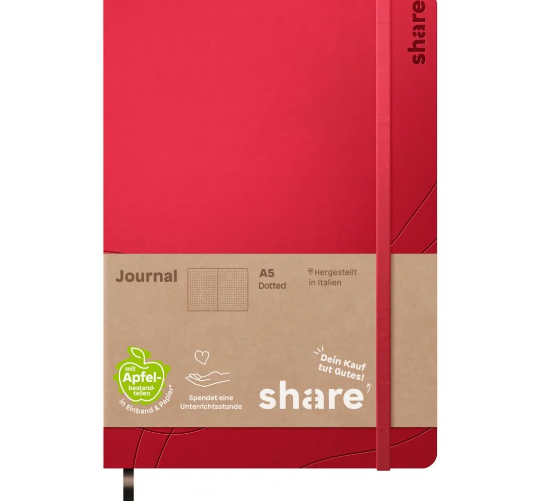 share Kalender & Bullet Journal|Mappen & Alben>Notizbuch A5, punktkariert