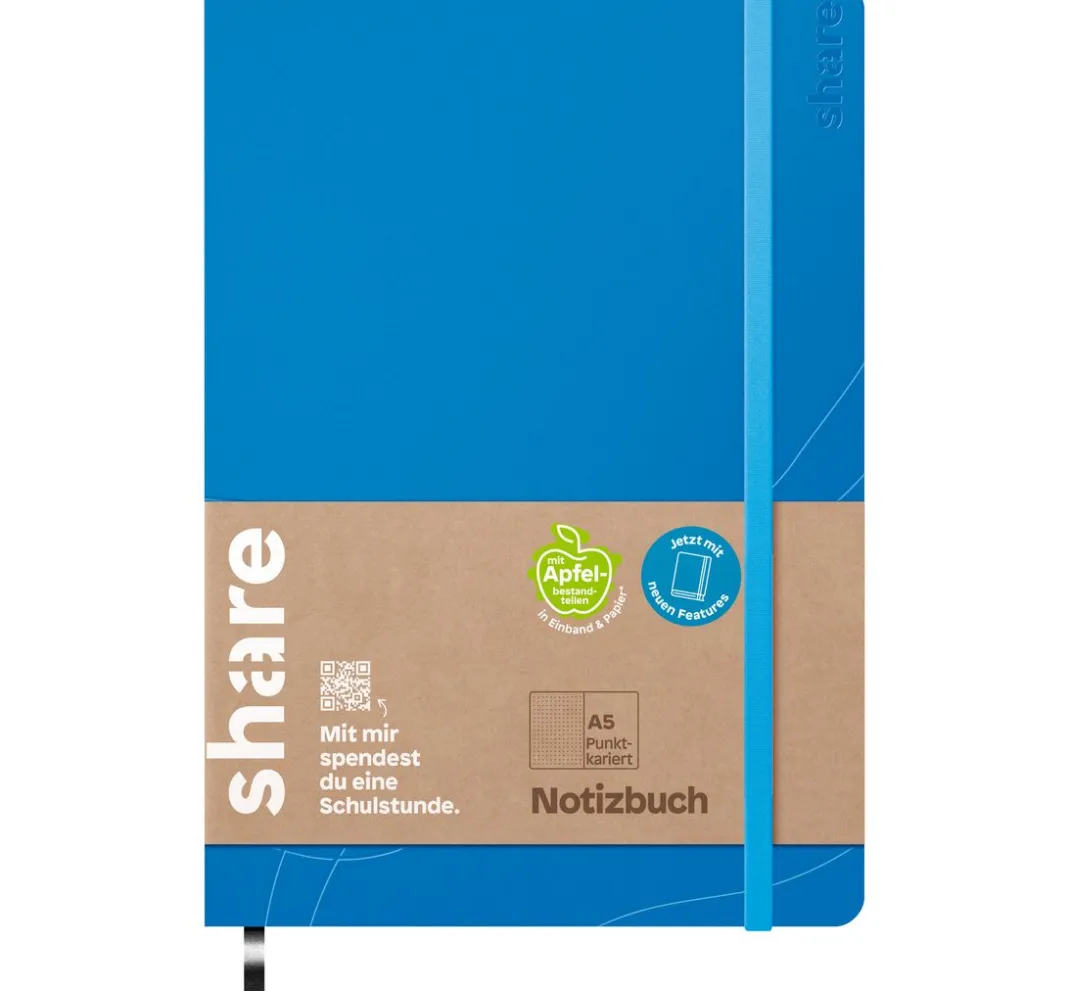 share Kalender & Bullet Journal|Mappen & Alben>Notizbuch A5, punktkariert