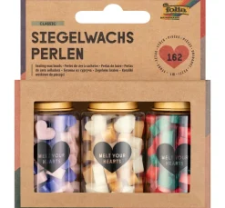 folia Siegelstempel &-Wachs|Wachsfarbe>Siegelwachs-Perlen "Classic"