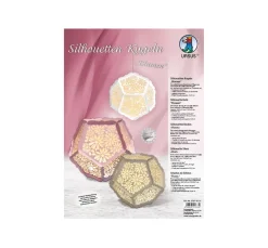 URSUS Papier-Bastelsets|Bastelsets>Silhouetten-Kugeln "Blumen''