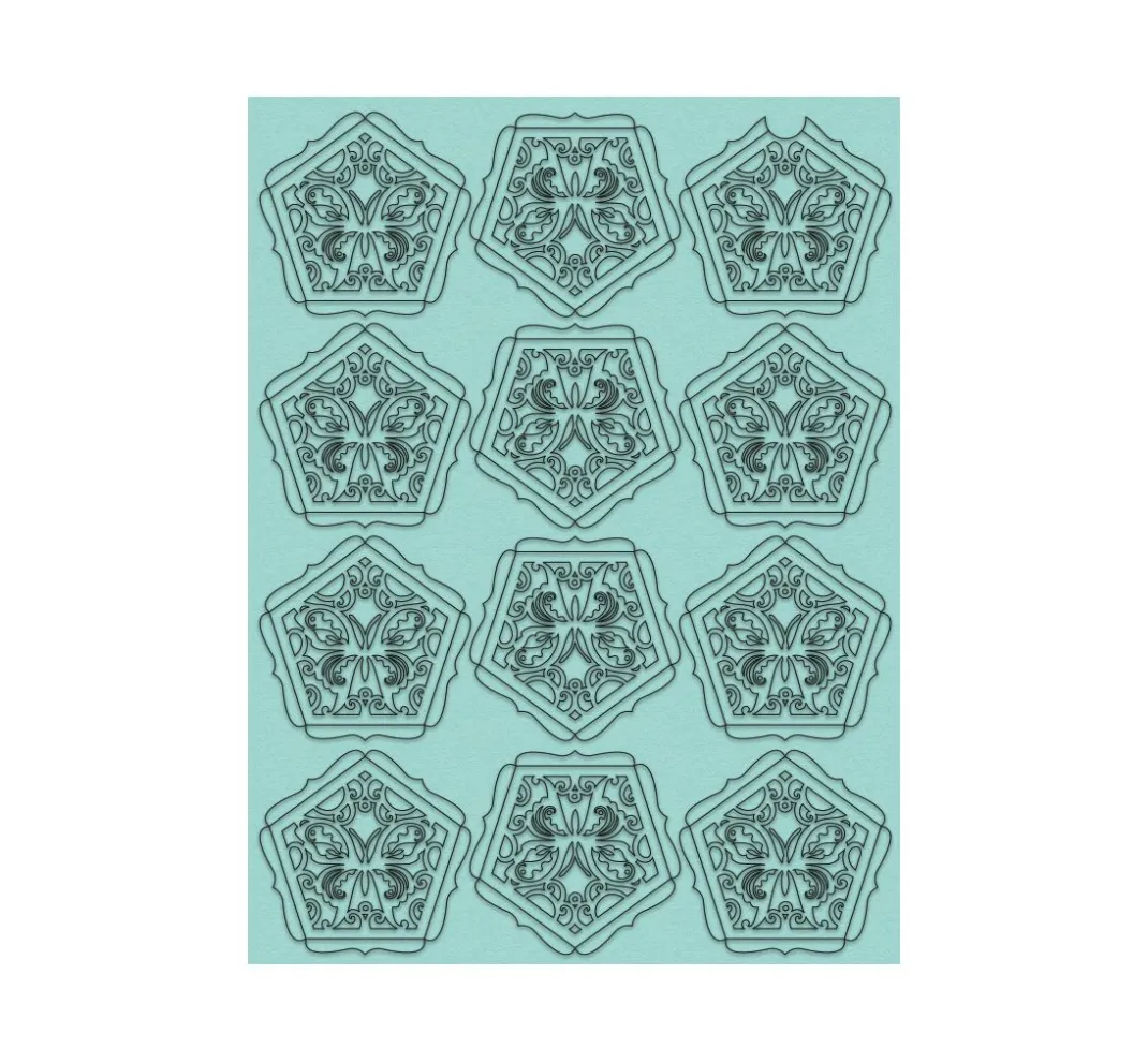 URSUS Papier-Bastelsets|Bastelsets>Silhouetten-Kugeln "Schmetterlinge"