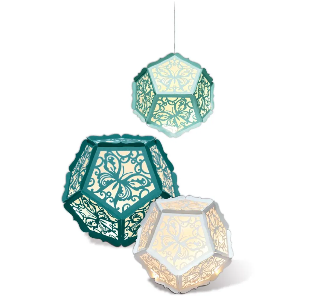 URSUS Papier-Bastelsets|Bastelsets>Silhouetten-Kugeln "Schmetterlinge"