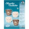 URSUS Papier-Bastelsets>Silhouetten-Tischlichter "Rentier"