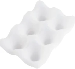 Jesmonite Gießformen>Silikon Gießform "6er Eierpalette"