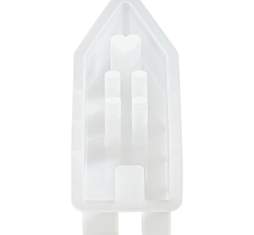 HobbyFun Gießformen>Silikon Gießform "Haus"