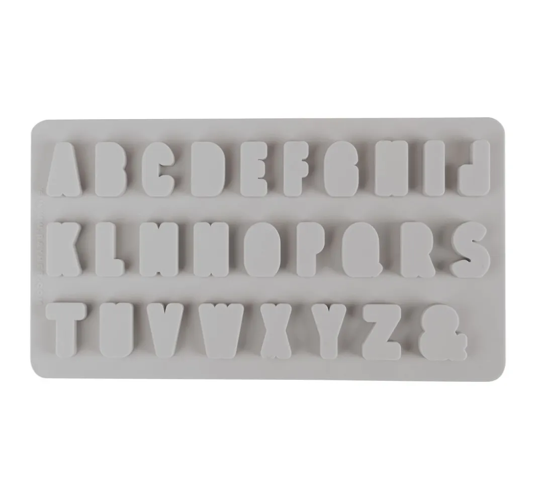 Rayher Gießformen>Silikon Gießform "Mini ABC"