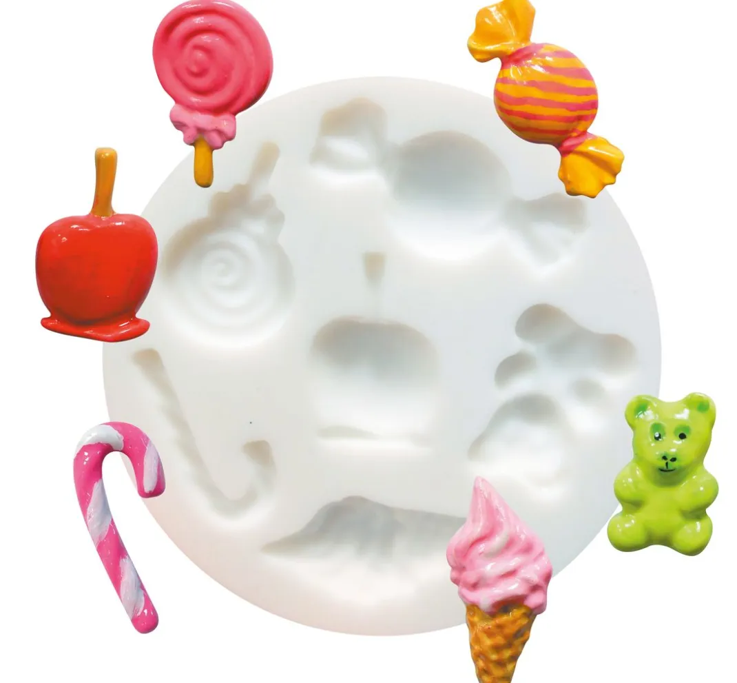 Graine Creative Gießformen>Silikon Gießform Mini "Bonbons"