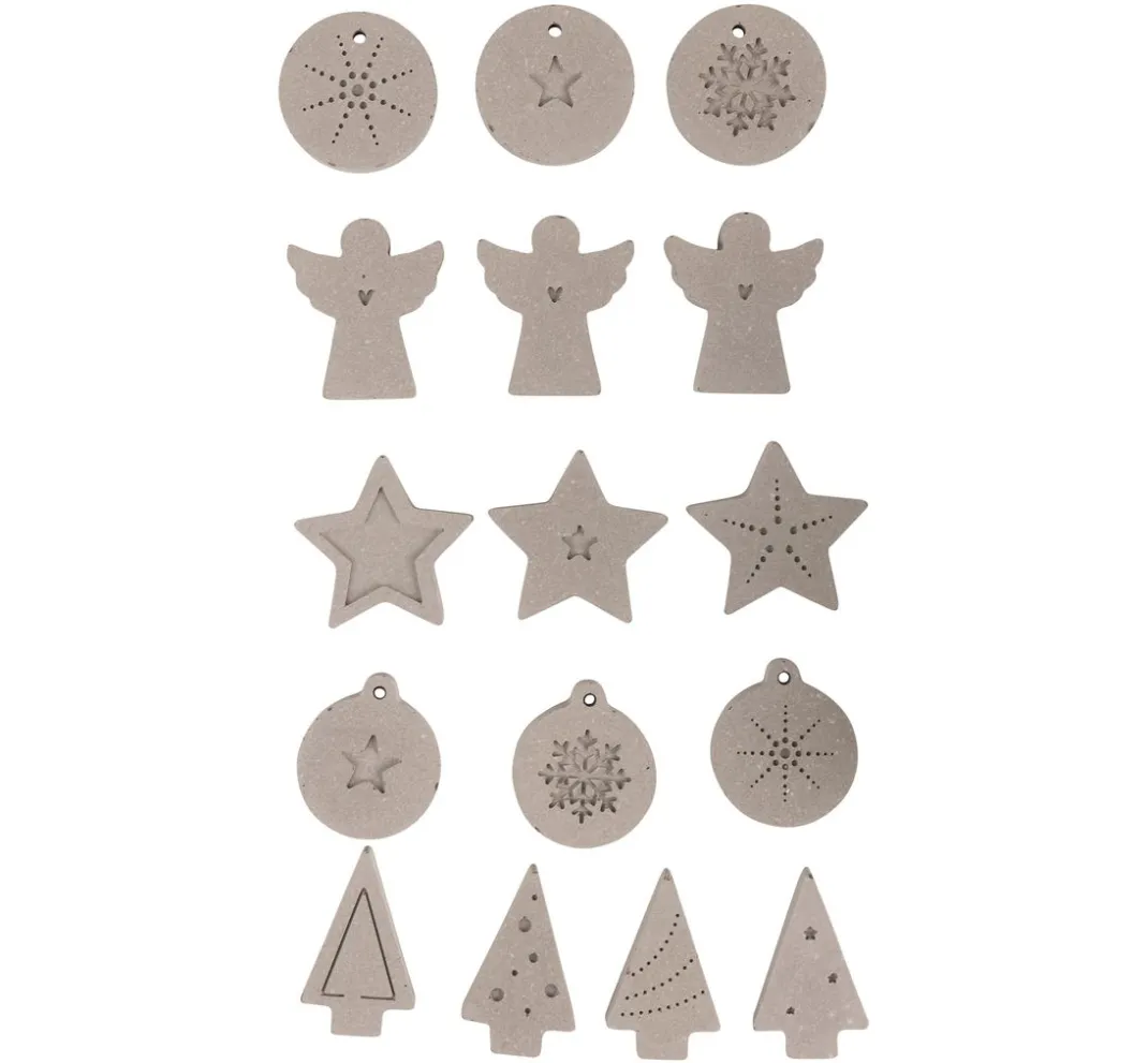 Rayher Gießformen>Silikon Gießform "Mini-Dekoformen X-Mas"