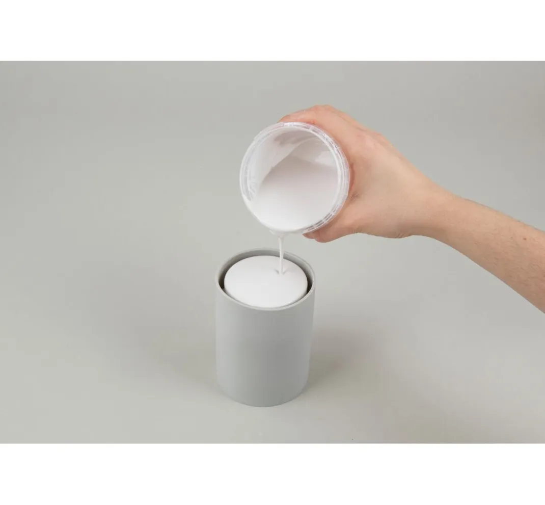 Rayher Gießformen>Silikon Gießform "Windlicht Häuser"