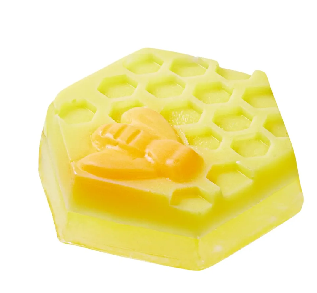 HobbyFun Seifen-Design|Gießformen>Silikon Gießform "XL Bienenwaben"