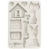 Stamperia Gießformen>Silikonform A5 "Furry Friends - Dogs"