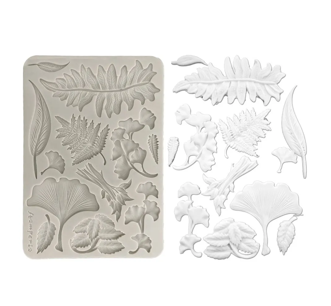 Stamperia Gießformen>Silikonform A5 "Herbarium Silvae - Botanical"