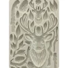 Stamperia Gießformen>Silikonform A5 "The Owl's House - Deer"