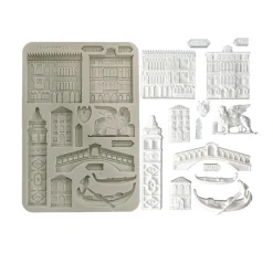Stamperia Gießformen>Silikonform A5 "Venice", Monuments