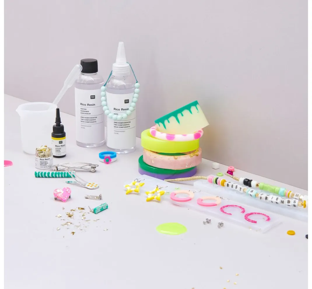 Rico Design Schmuck Gießen|Gießformen>Silikonform für Schmuck "Broschen und Haarspangen"