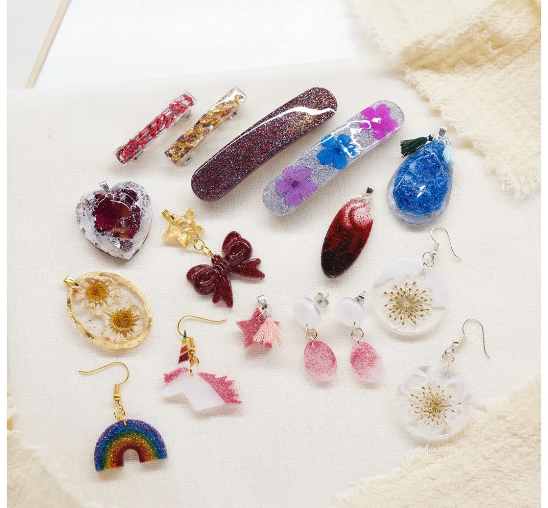 Rico Design Schmuck Gießen|Gießformen>Silikonform für Schmuck "Broschen und Haarspangen"