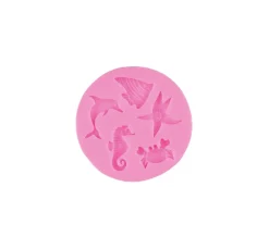 Kinder stafil Modellier-Werkzeuge|Modellieren>Silikonform "Mini Meerestiere"