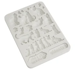 Stamperia Gießformen>Silikonform "Orchids and Cats - Cats"