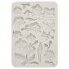 Stamperia Gießformen>Silikonform "Orchids and Cats - Orchids"