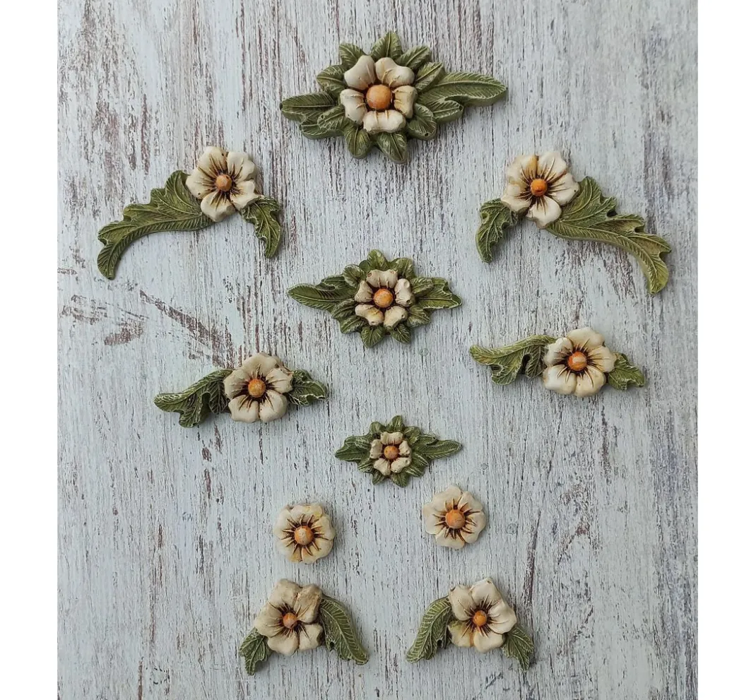 Stamperia Gießformen>Silikonform "Precious - Blumen Ornamente"