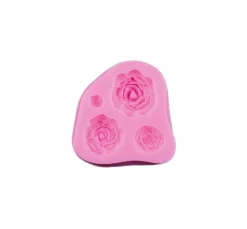 Kinder stafil Modellier-Werkzeuge|Modellieren>Silikonform "Rosenblüten"