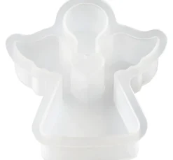 HobbyFun Gießformen>Silikon-Gießform "Engel mit Herz"