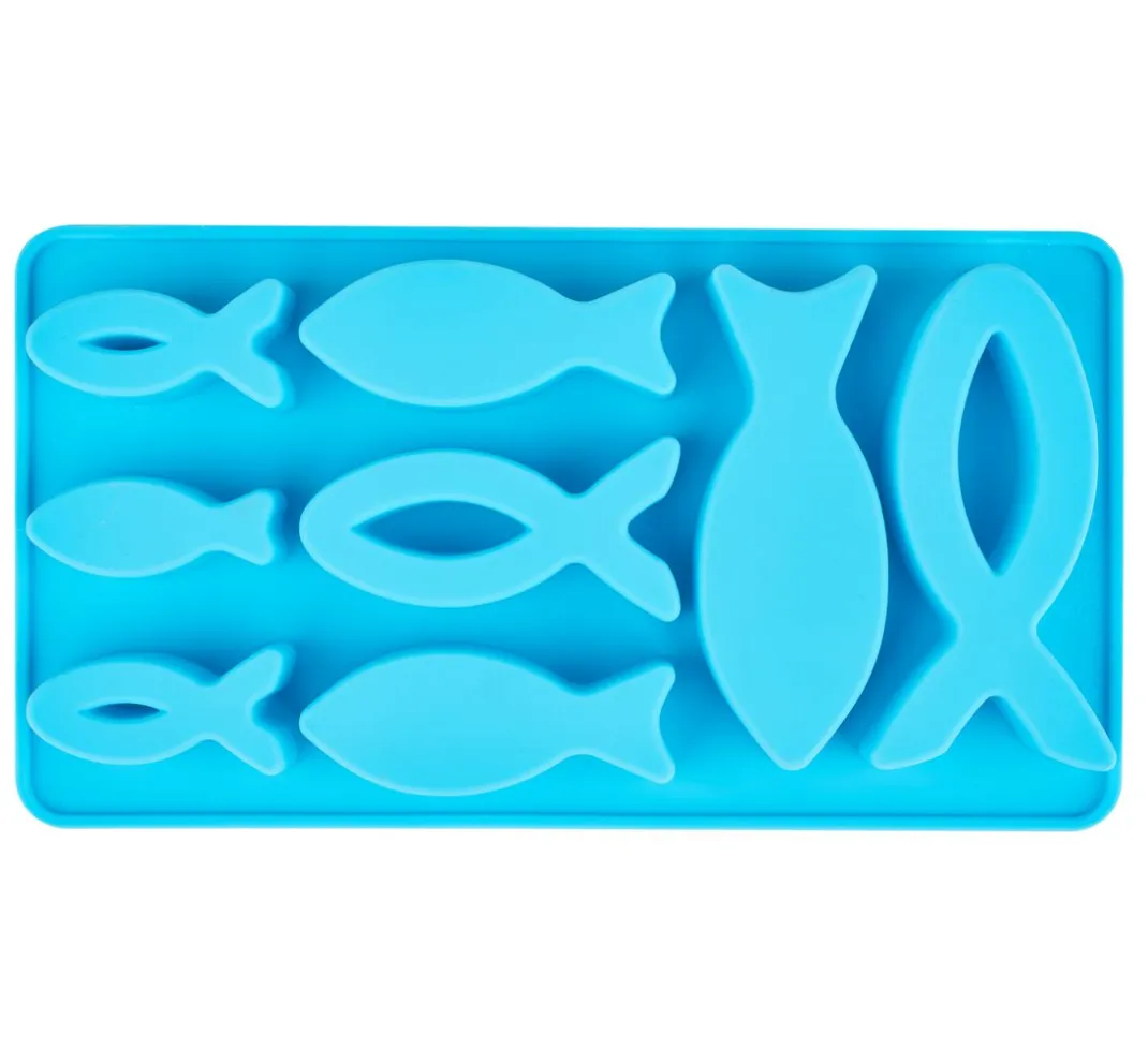 HobbyFun Gießformen>Silikon-Gießform "Fische"