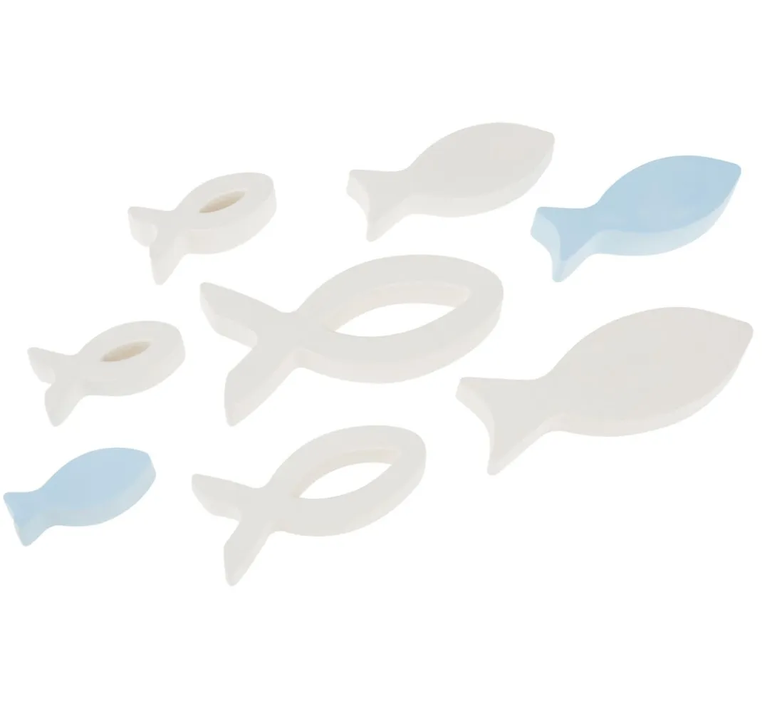 HobbyFun Gießformen>Silikon-Gießform "Fische"