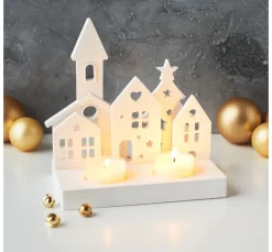 HobbyFun Gießformen>Silikon-Gießform "Kirche", mit Steckkante
