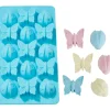 HobbyFun Backen|Seifen-Design>Silikon-Gießform "Marienkäfer & Schmetterling"