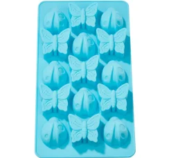 HobbyFun Backen|Seifen-Design>Silikon-Gießform "Marienkäfer & Schmetterling"