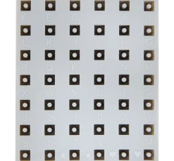 Rayher Schmuck Gießen|Gießformen>Silikon-Gießform "Perlen - Buchstaben & Zahlen"