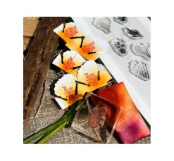 FarbTon Papier Stempel & Zubehör|Kartengestaltung>Silikonstempel für Faltblume "Malva"