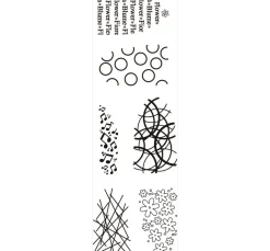 FarbTon Papier Stempel & Zubehör|Kartengestaltung>Silikonstempel für Faltblume "Design"