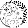 Artemio Stempel & Zubehör|Kartengestaltung>Silikonstempel "Snow Deers"