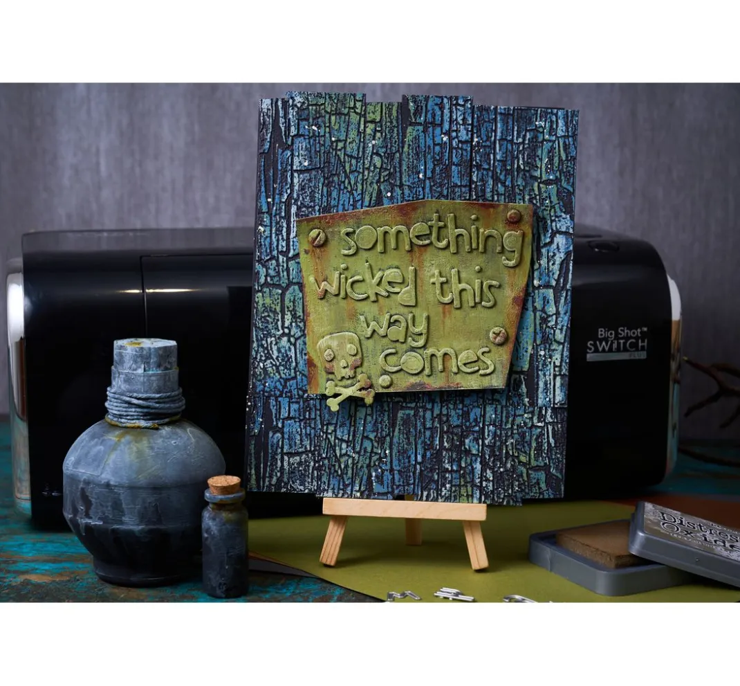 Sizzix Stanz- & Prägemaschinen|Schablonen>A5 3D-Prägeschablone by Tim Holtz
