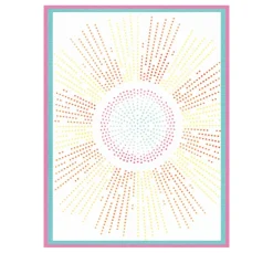 Sizzix Schablonieren|Malschablonen>A6 Stencil "Cosmopolitan - Shine Bright by Stacey Park"