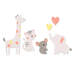 Sizzix Stanz- & Prägemaschinen|Schablonen>Bigz Stanzschablone "Zoo Friends"