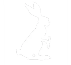 Sizzix Stanz- & Prägemaschinen|Schablonen>Bigz Stanzschablone "Mr. Rabbit by Tim Holtz"