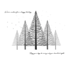 Sizzix Scrapbooking|Kartengestaltung>Clear Stamp and Stencil Set "Merry and Light by Stacey Park"